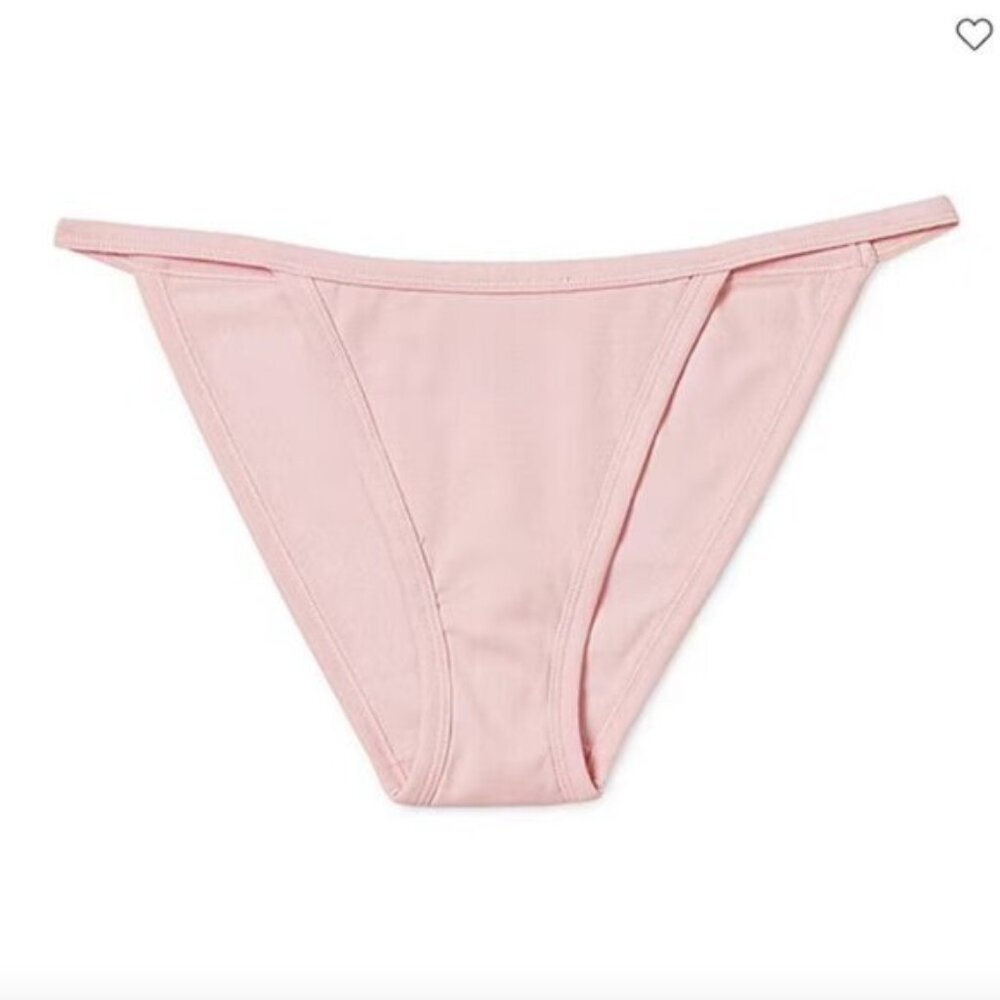 Arizona Body Panties Pink Mist Cotton String Bikini Hi-Leg Sz. L